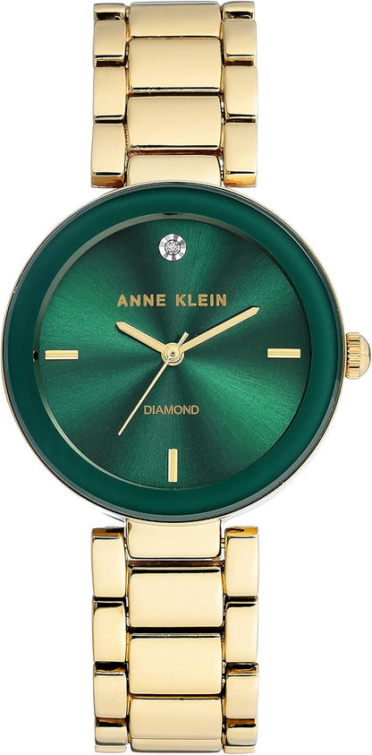 Women'S Genuine Diamond Dial Bracelet Watch